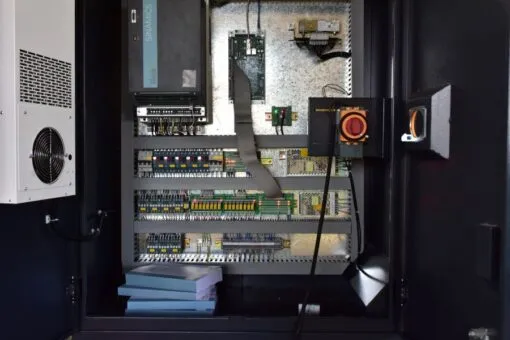 Painel elétrico interno da VMC 1160