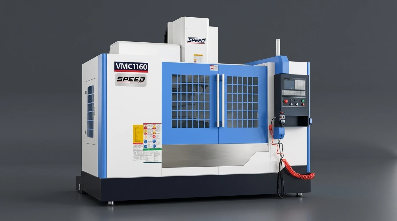 Centro de Usinagem CNC VMC 1160 — vista completa de estúdio